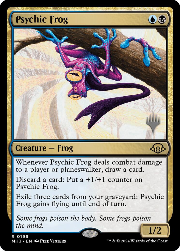 Psychic Frog [Edge of Eternities Promo Pack] | Jack's On Queen