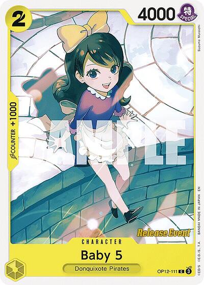 Baby 5 (111) (OP12-111) [Legacy of the Master Release Event Cards] | Jack's On Queen