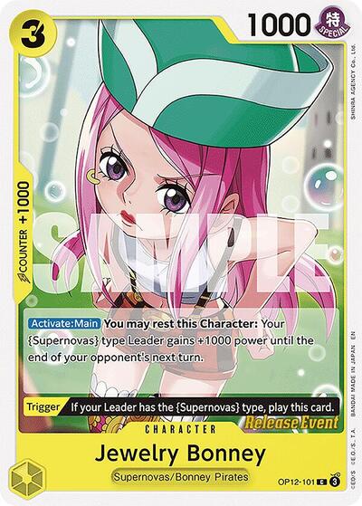Jewelry Bonney (101) (OP12-101) [Legacy of the Master Release Event Cards] | Jack's On Queen