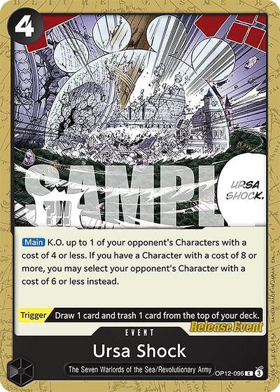Ursa Shock (OP12-096) [Legacy of the Master Release Event Cards] | Jack's On Queen