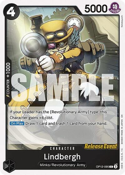 Lindbergh (OP12-095) [Legacy of the Master Release Event Cards] | Jack's On Queen