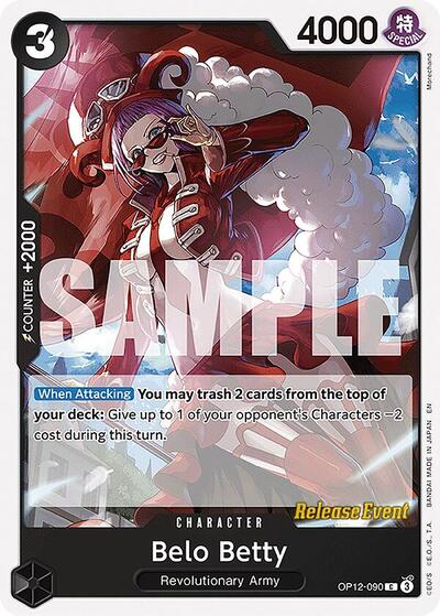 Belo Betty (OP12-090) [Legacy of the Master Release Event Cards] | Jack's On Queen