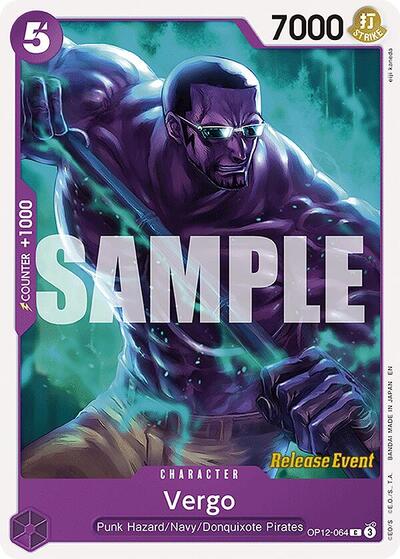 Vergo (OP12-064) [Legacy of the Master Release Event Cards] | Jack's On Queen