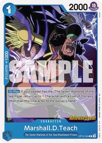 Marshall.D.Teach (OP12-054) [Legacy of the Master Release Event Cards] | Jack's On Queen