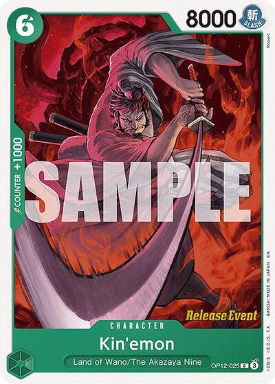 Kin'emon (OP12-025) [Legacy of the Master Release Event Cards] | Jack's On Queen