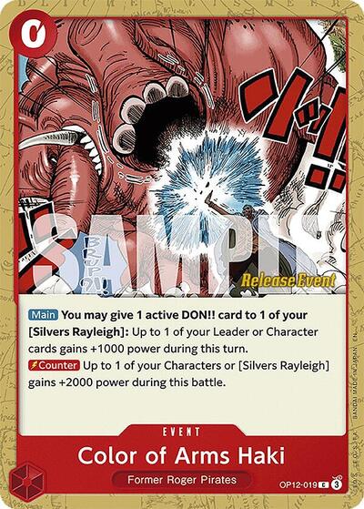 Color of Arms Haki (OP12-019) [Legacy of the Master Release Event Cards] | Jack's On Queen