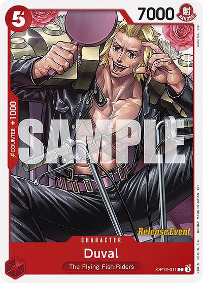 Duval (OP12-011) [Legacy of the Master Release Event Cards] | Jack's On Queen