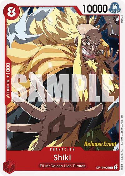 Shiki (OP12-005) [Legacy of the Master Release Event Cards] | Jack's On Queen