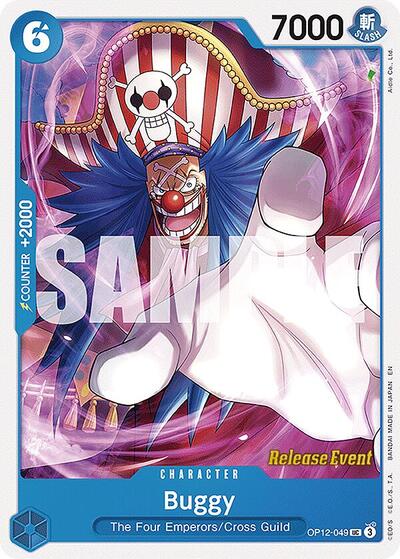 Buggy (049) (OP12-049) [Legacy of the Master Release Event Cards] | Jack's On Queen