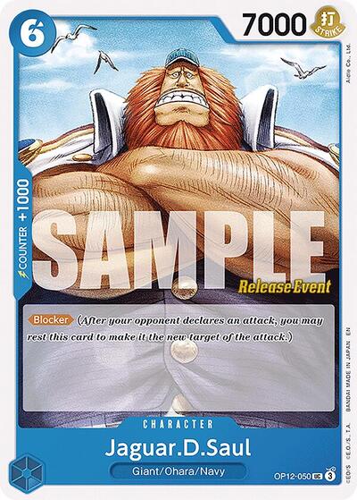 Jaguar.D.Saul (OP12-050) [Legacy of the Master Release Event Cards] | Jack's On Queen