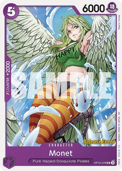 Monet (OP12-076) [Legacy of the Master Release Event Cards] | Jack's On Queen