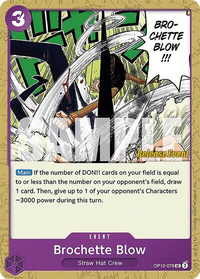 Brochette Blow (OP12-078) [Legacy of the Master Release Event Cards] | Jack's On Queen
