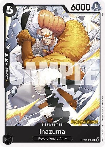 Inazuma (OP12-083) [Legacy of the Master Release Event Cards] | Jack's On Queen