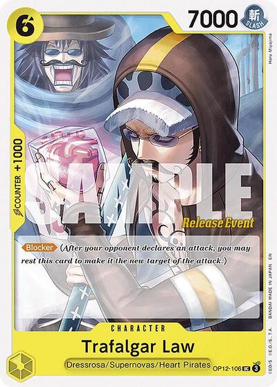 Trafalgar Law (106) (OP12-106) [Legacy of the Master Release Event Cards] | Jack's On Queen