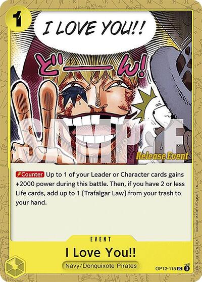 I Love You!! (OP12-115) [Legacy of the Master Release Event Cards] | Jack's On Queen