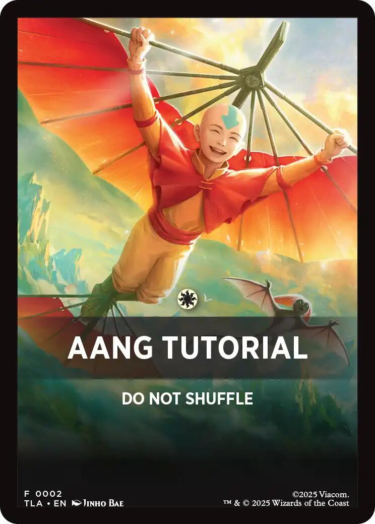 Aang Tutorial Theme Card [Avatar: The Last Airbender Tokens] | Jack's On Queen