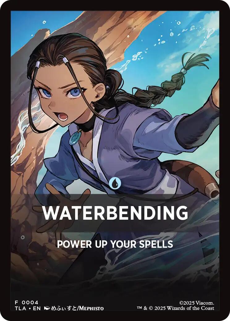 Waterbending Theme Card [Avatar: The Last Airbender Tokens] | Jack's On Queen