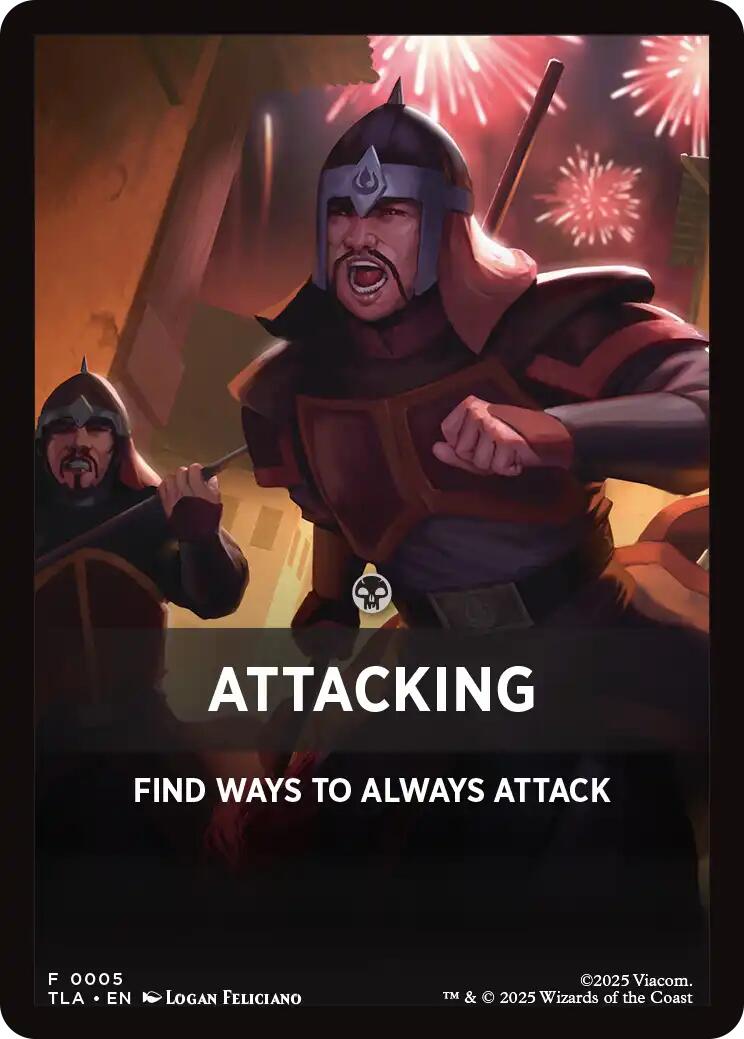 Attacking Theme Card [Avatar: The Last Airbender Tokens] | Jack's On Queen