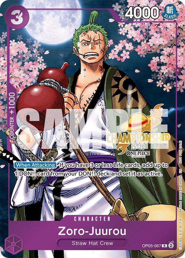 Zoro-Juurou (CS 25-26 Event Pack) (OP05-067) [One Piece Promotion Cards] | Jack's On Queen