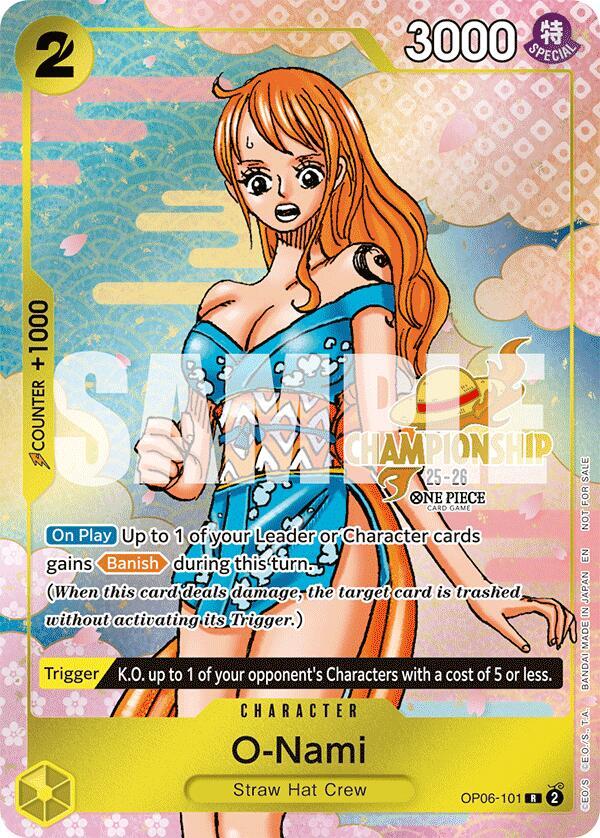 O-Nami (CS 25-26 Event Pack) (OP06-101) [One Piece Promotion Cards] | Jack's On Queen