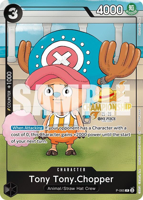 Tony Tony.Chopper (CS 25-26 Event Pack) (P-065) [One Piece Promotion Cards] | Jack's On Queen