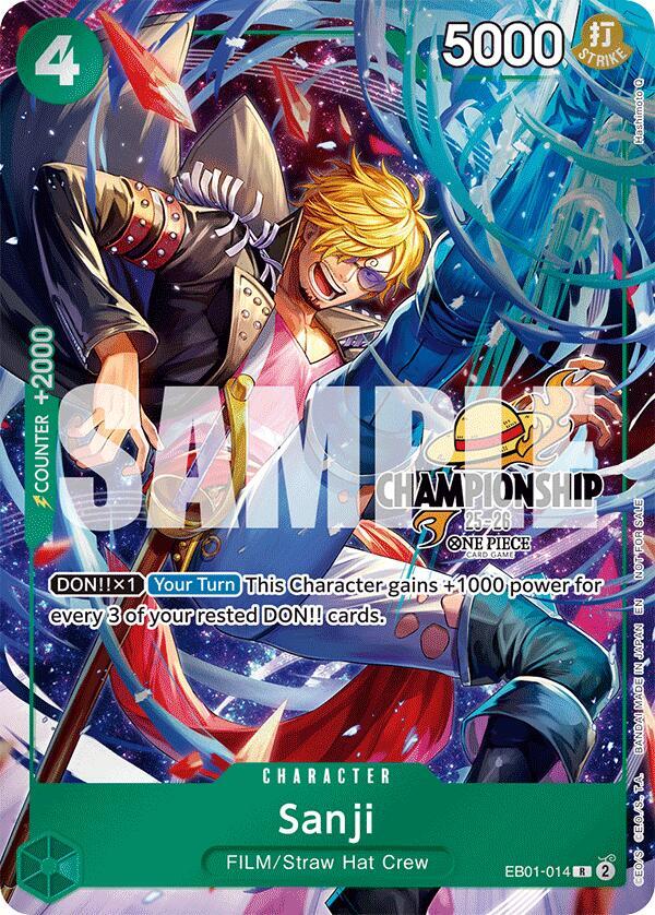 Sanji (CS 25-26 Celebration Pack) (EB01-014) [One Piece Promotion Cards] | Jack's On Queen