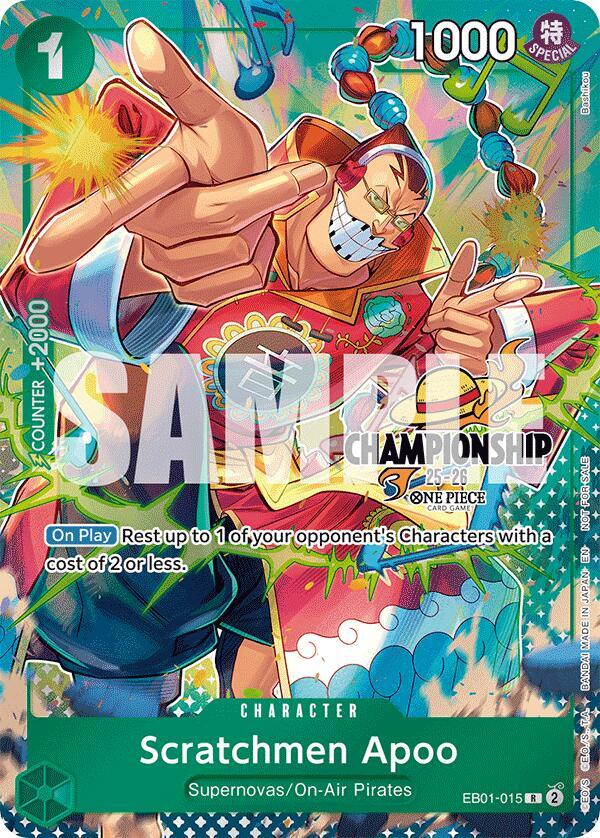 Scratchmen Apoo (CS 25-26 Celebration Pack) (EB01-015) [One Piece Promotion Cards] | Jack's On Queen