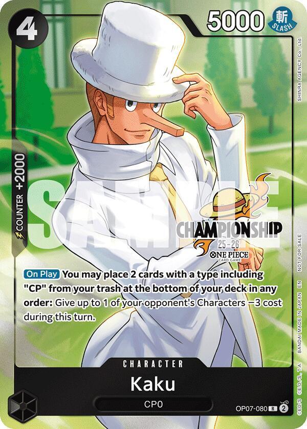 Kaku (CS 25-26 Celebration Pack) (OP07-080) [One Piece Promotion Cards] | Jack's On Queen
