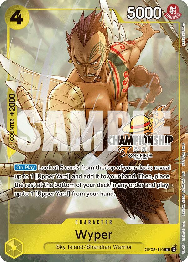 Wyper (CS 25-26 Celebration Pack) (OP08-110) [One Piece Promotion Cards] | Jack's On Queen