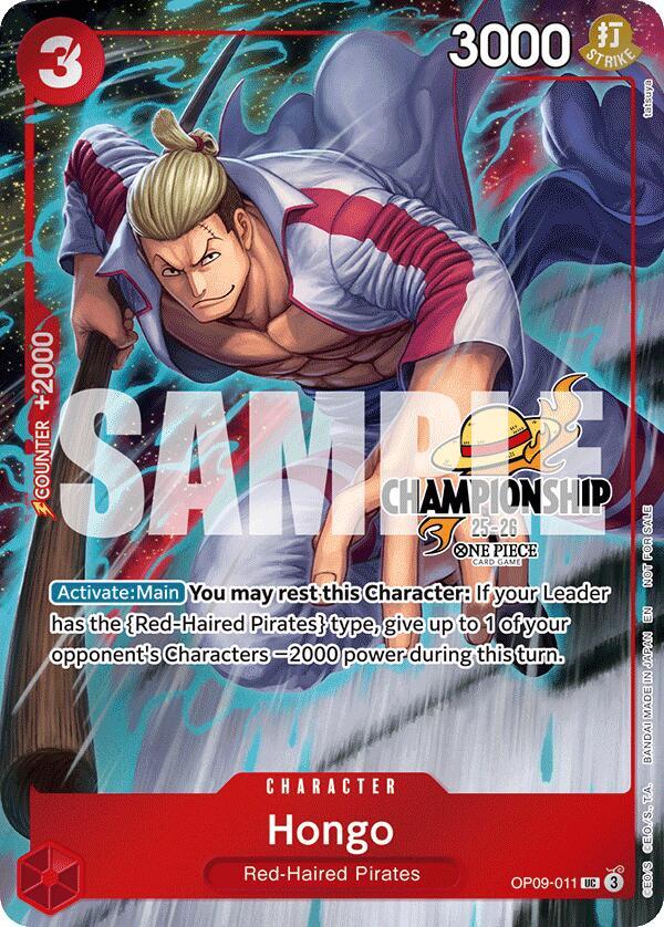 Hongo (CS 25-26 Celebration Pack) (OP09-011) [One Piece Promotion Cards] | Jack's On Queen