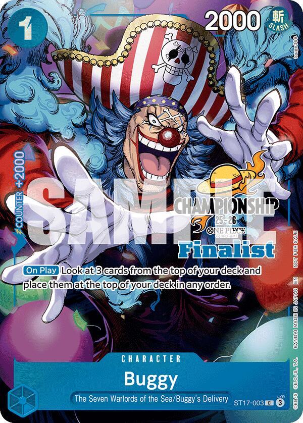 Buggy (CS 25-26 Finalist Card Set 1) (ST17-003) [One Piece Promotion Cards] | Jack's On Queen