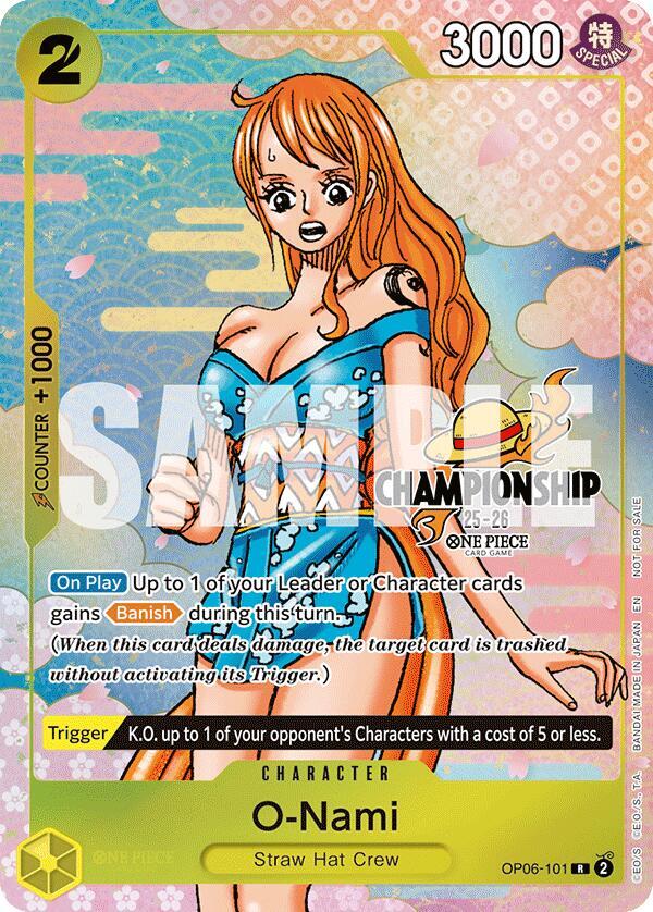 O-Nami (CS 25-26 Event Pack Finalist Ver.) (OP06-101) [One Piece Promotion Cards] | Jack's On Queen