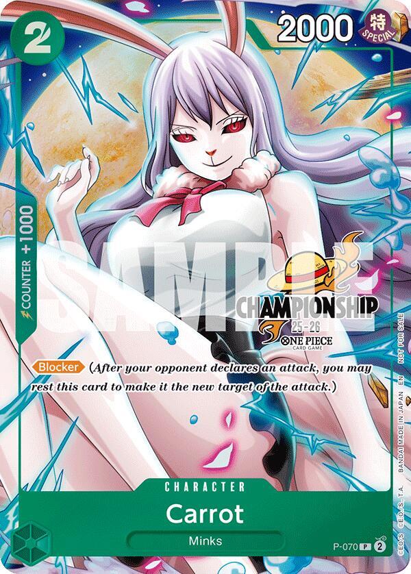 Carrot (CS 25-26 Event Pack Finalist Ver.) (P-070) [One Piece Promotion Cards] | Jack's On Queen