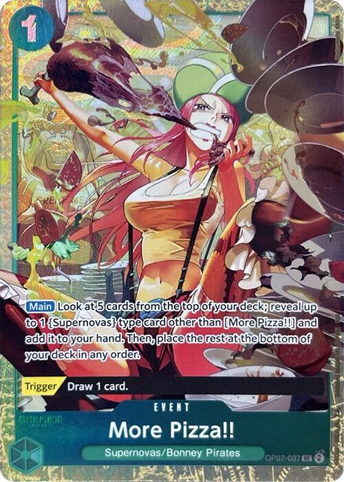 More Pizza!! (Premium Card Collection -Best Selection Vol. 4-) (OP07-037) [One Piece Promotion Cards] | Jack's On Queen