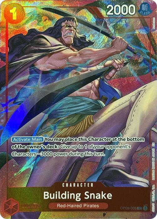 Building Snake (Premium Card Collection -Best Selection Vol. 4-) (OP09-008) [One Piece Promotion Cards] | Jack's On Queen