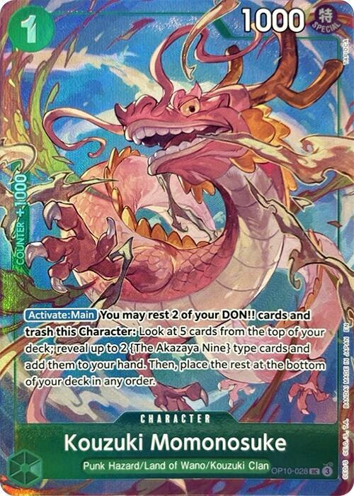 Kouzuki Momonosuke (Premium Card Collection -Best Selection Vol. 4-) (OP10-028) [One Piece Promotion Cards] | Jack's On Queen