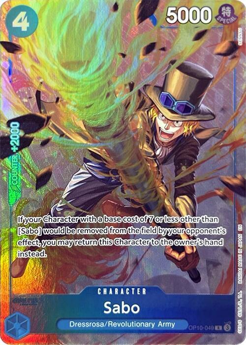Sabo (Premium Card Collection -Best Selection Vol. 4-) (OP10-049) [One Piece Promotion Cards] | Jack's On Queen