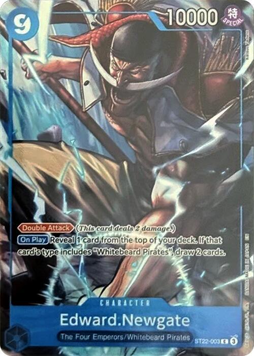 Edward.Newgate (Premium Card Collection -6 assort vol.1-) (ST22-003) [One Piece Promotion Cards] | Jack's On Queen