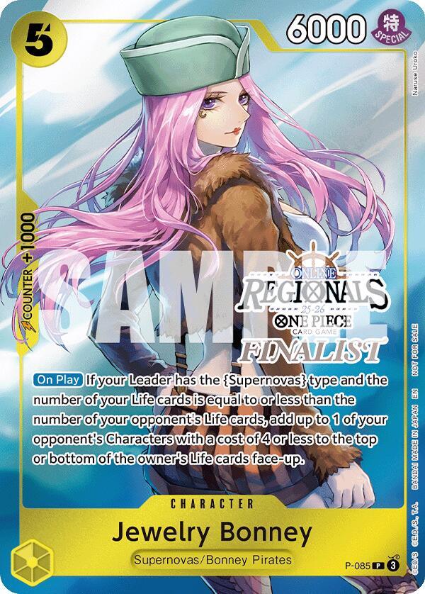 Jewelry Bonney (Online Regional Finalist Card Set 2025 Vol.2) (P-085) [One Piece Promotion Cards] | Jack's On Queen