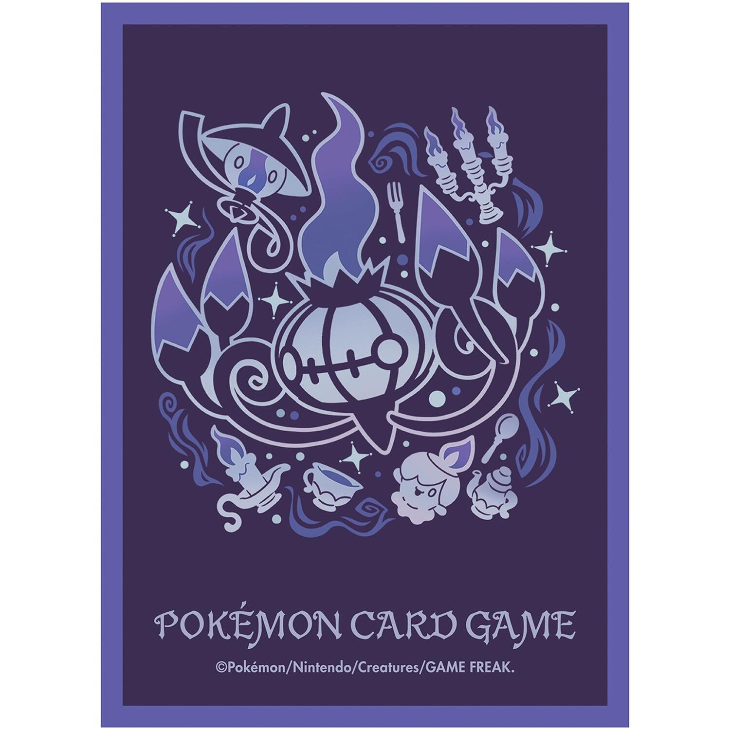 Card Sleeves - Evolution Trail Chandelure (64-Pack) (Pokemon Center Exclusive) | Jack's On Queen