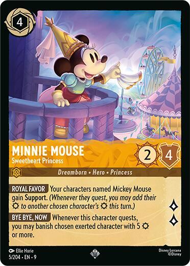Minnie Mouse - Sweetheart Princess (5/204) [Fabled] | Jack's On Queen
