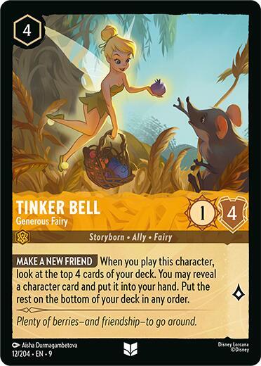 Tinker Bell - Generous Fairy (12/204) [Fabled] | Jack's On Queen