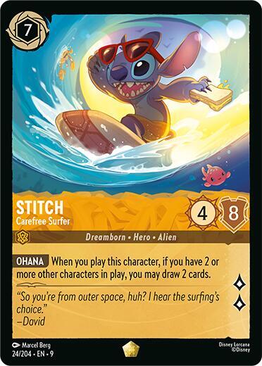 Stitch - Carefree Surfer (24/204) [Fabled] | Jack's On Queen