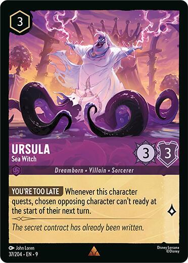 Ursula - Sea Witch (37/204) [Fabled] | Jack's On Queen