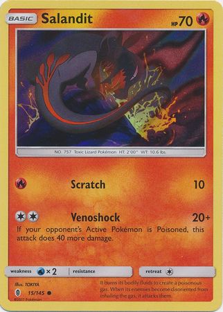 Salandit (15/145) (Collection Promo) [Sun & Moon: Guardians Rising] | Jack's On Queen