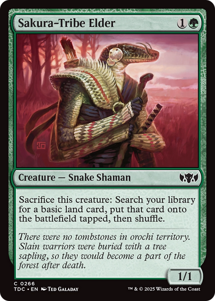 Sakura-Tribe Elder [Tarkir: Dragonstorm Commander] | Jack's On Queen