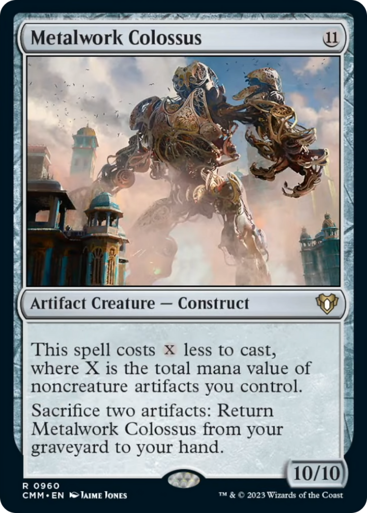 Metalwork Colossus [Commander Masters] | Jack's On Queen