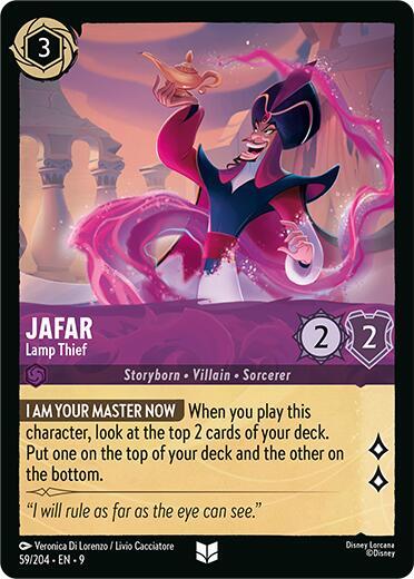 Jafar - Lamp Thief (59/204) [Fabled] | Jack's On Queen