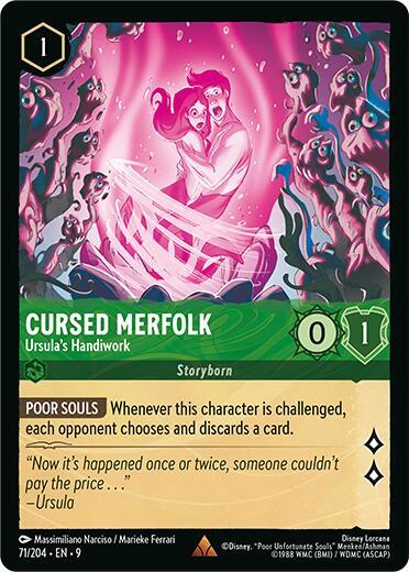 Cursed Merfolk - Ursula's Handiwork (71/204) [Fabled] | Jack's On Queen