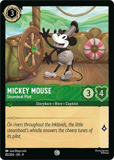 Mickey Mouse - Steamboat Pilot (80/204) [Fabled] | Jack's On Queen